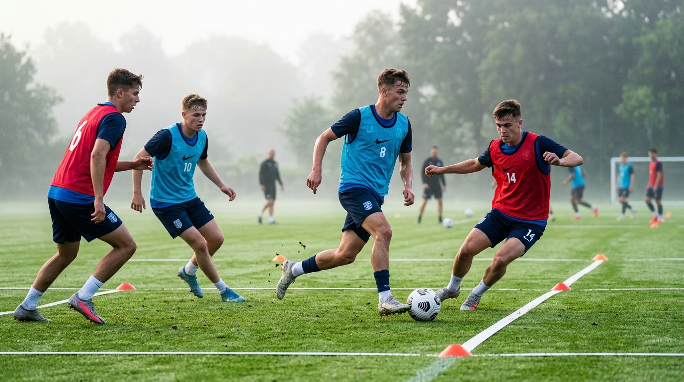 Dynamic tactical rondo training session with scanning and defensive pressure